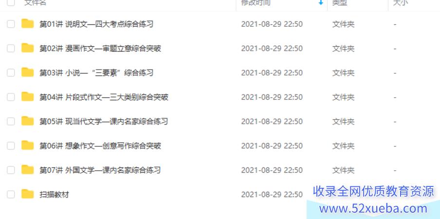 勤思在线 薛春燕 2021 寒 六年级语文寒假培训班(7讲带讲...