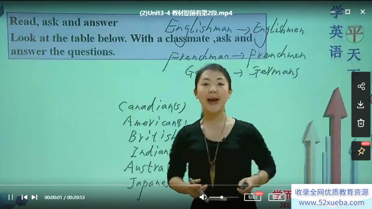 朱平 初一英语年卡目标满分班(上海牛津版)【60讲带讲...