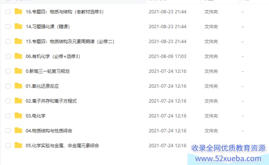 陆艳华2022年高考化学一轮复习暑秋联报百度云下载