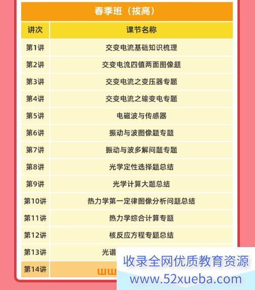夏梦迪物理2027届高二物理全年系统班 夏梦迪25暑秋26寒春高二物理网课
