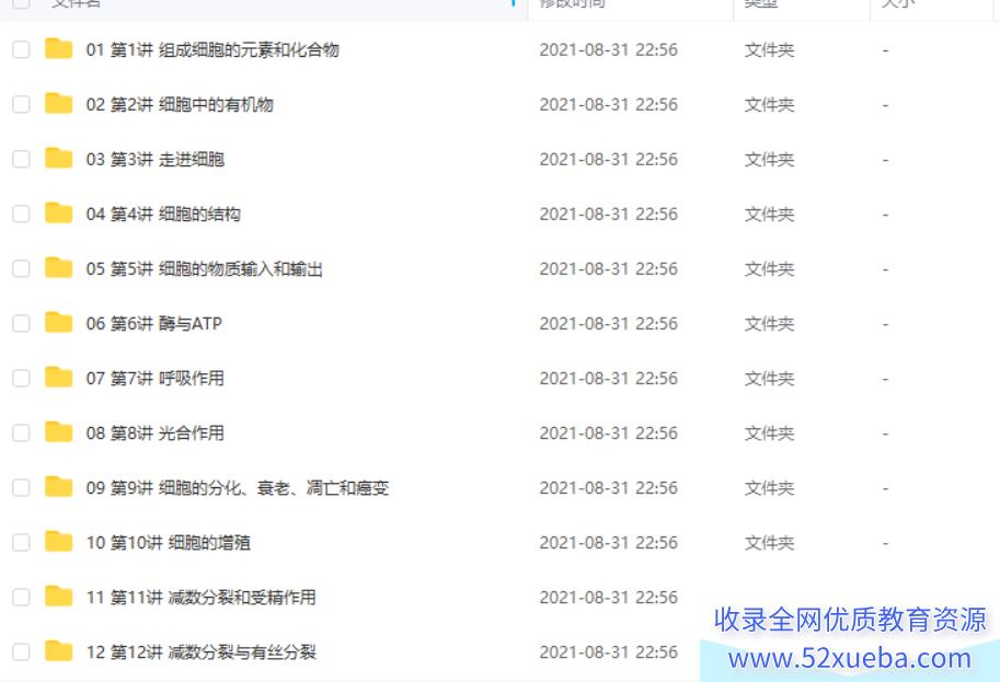某门中学 2018年 高中生物一轮复习(翟思茗)百度云下载