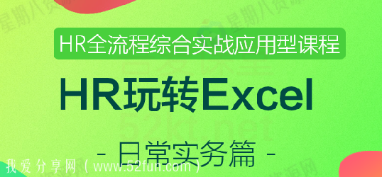 HR必学Excel技能：日常实务篇ExcelHome云课堂（视频 课件）-吾爱学吧