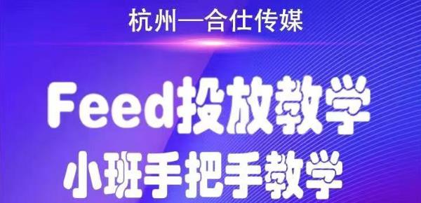 合仕传媒【Feed投放教学】手把手教学-吾爱学吧