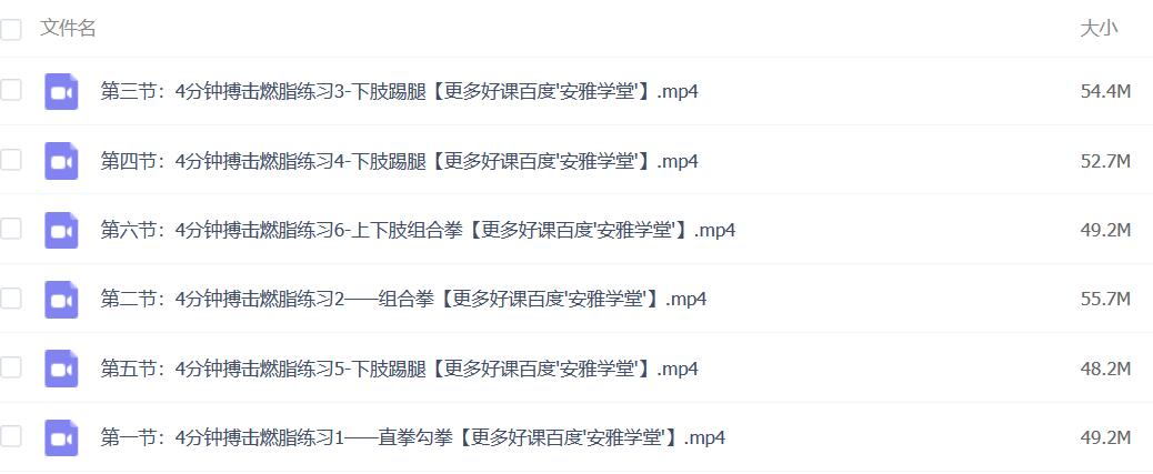 刘洹Burning家庭实用搏击燃脂课-吾爱学吧