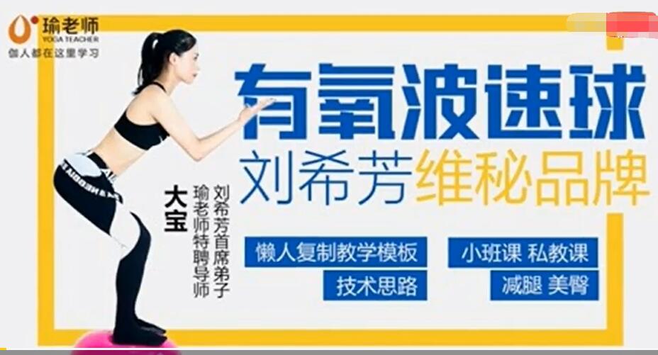 刘希芳大弟子大宝：维秘波速球大全有氧套路精品课-吾爱学吧