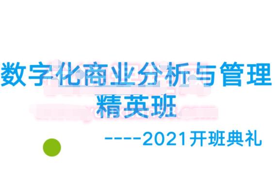 开课吧·数字化商业分析与管理精英班（第1期）-吾爱学吧