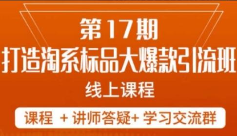 南掌柜·打造淘系标品大爆款第17期-吾爱学吧