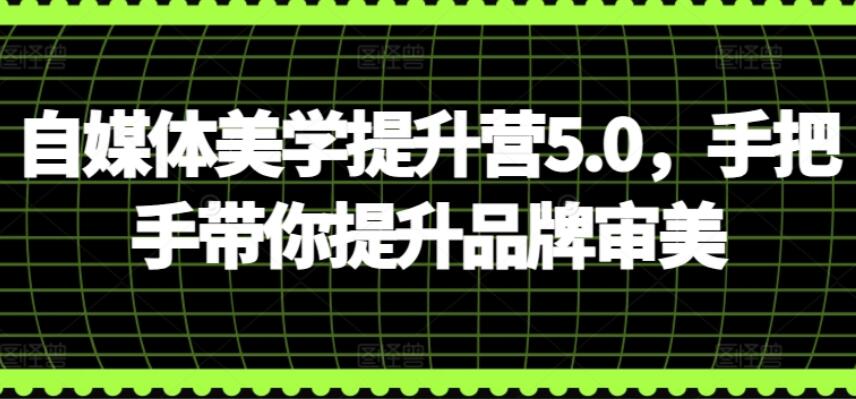 闪亮猫 自媒体美学提升营5.0-吾爱学吧